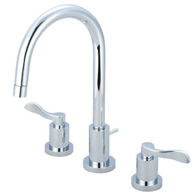 Kingston Brass 8 in. Widespread Bathroom Faucet, Polished Chrome KS8921DFL