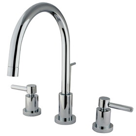 Kingston Brass 8 in. Widespread Bathroom Faucet, Polished Chrome KS8921DL