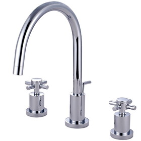 Kingston Brass 8 in. Widespread Bathroom Faucet, Polished Chrome KS8921DX