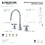 Kingston Brass KS8921ZX 8 in. Widespread Bathroom Faucet, Polished Chrome