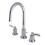 Kingston Brass KS8951DFL Widespread Bathroom Faucet, Polished Chrome