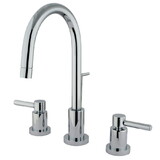 Kingston Brass Concord Widespread Bathroom Faucet, Polished Chrome KS8951DL