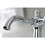 Kingston Brass KSD154BXCP Nautical Single-Handle Bathroom Faucet with Push Pop-Up, Polished Chrome