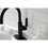 Kingston Brass KSD2230KL Whitaker Single-Handle Bathroom Faucet with Push Pop-Up, Matte Black