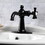 Kingston Brass KSD3540NX Hamilton Single-Handle Bathroom Faucet with Push Pop-Up, Matte Black