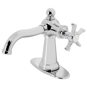 Kingston Brass KSD3541NX Hamilton Single-Handle Bathroom Faucet with Push Pop-Up, Polished Chrome