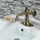 Kingston Brass KSD3543CG Fuller Single-Handle Bathroom Faucet with Push Pop-Up, Antique Brass
