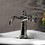 Kingston Brass KSD3546CG Fuller Single-Handle Bathroom Faucet with Push Pop-Up, Polished Nickel