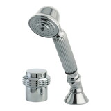 Kingston Brass Deck Mount Hand Shower with Diverter for Roman Tub Faucet, Polished Chrome KSK2241MRTR