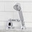 Kingston Brass KSK4301ALTR Deck Mount Hand Shower with Diverter for Roman Tub Faucet, Polished Chrome