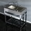 Kingston Brass KVSP3722A1 Fauceture 37" Stainless Steel Sink with Steel Console Sink Base, Brushed/Polished Chrome