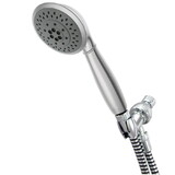 Kingston Brass KX2528 5 Function Hand Shower with Hose, Satin Nickel / Gold