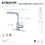 Gourmetier LS2711DL Concord Single-Handle Pull-Out Kitchen Faucet, Polished Chrome