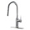 Gourmetier LS2721NYL Single-Handle Pull-Down Kitchen Faucet, Polished Chrome