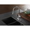 Gourmetier LS2721NYL Single-Handle Pull-Down Kitchen Faucet, Polished Chrome