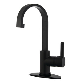 Fauceture Continental Single-Handle Bathroom Faucet, Matte Black