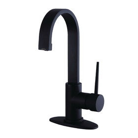 Fauceture New York Single-Handle Bathroom Faucet Drain, Matte Black