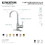 Fauceture LS8211CTL Continental Single-Handle Bathroom Faucet, Polished Chrome