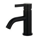 Fauceture Continental Single-Handle Bathroom Faucet with Push Pop-Up, Matte Black