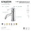 Fauceture LS8221CTL Continental Single-Handle Bathroom Faucet with Push Pop-Up, Polished Chrome