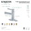 Fauceture LS8421DL Concord Single-Handle Bathroom Faucet with Push Pop-Up, Polished Chrome