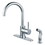 Kingston Brass LS8571DLSP Concord Single-Handle Kitchen Faucet with Side Sprayer, Polished Chrome