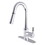 Gourmetier LS8681CTL Continental Single-Handle Pull-Down Kitchen Faucet, Polished Chrome