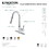 Gourmetier LS8681CTL Continental Single-Handle Pull-Down Kitchen Faucet, Polished Chrome