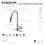 Gourmetier LS8781CTL Continental Single-Handle Pull-Down Kitchen Faucet, Polished Chrome