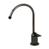 Kingston Brass NK6190 Water Onyx Single-Handle 1-Hole Deck Mount Water Filtration Faucet, Black Stainless Steel