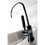 Kingston Brass NS8190DKL Water Onyx Single-Handle 1-Hole Deck Mount Water Filtration Faucet, Black Stainless Steel