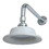 Kingston Brass P60CK Victorian Sunflower Showerhead with 12" Shower Arm Combo, Polished Chrome