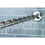 Kingston Brass SCC3111 Adjustable Shower Rod and Shower Ring Set, Polished Chrome