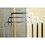 Kingston Brass SCC8278 Edenscape L-Shaped Freestanding 3-Tier Steel Corner Towel Rack, Brushed Nickel