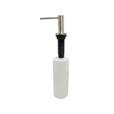 Kingston Brass SD8618 Soap Dispenser With Straight Nozzle 17 oz, Brushed Nickel
