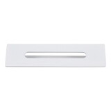 Kingston Brass TC401W Made To Match Bathtub Overflow Hole Cover, Matte White