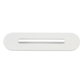Kingston Brass TC402W Made To Match Bathtub Overflow Hole Cover, Matte White