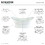 Kingston Brass VCT7D723130 Aqua Eden 72-Inch Cast Iron Double Slipper Pedestal Tub with 7-Inch Faucet Drillings, White