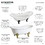 Aqua Eden VCT7DS7231NL1 72-Inch Cast Iron Double Slipper Clawfoot Tub with 7-Inch Faucet Drillings, White/Polished Chrome