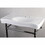 Kingston Brass VPB1361ST Imperial Ceramic Console Sink with Stainless Steel Legs, White/Polished Chrome