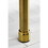 Kingston Brass VPB2218337 Dreyfuss Stainless Steel Console Sink Legs, Brushed Brass