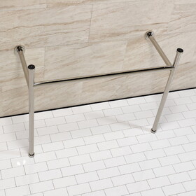 Kingston Brass Fauceture VPB39176 Hartford Stainless Steel Console Sink Legs, Polished Nickel