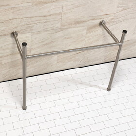 Kingston Brass Fauceture VPB39178 Hartford Stainless Steel Console Sink Legs, Brushed Nickel