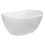 Kingston Brass VRTRS573224 Arcticstone 56-Inch Solid Surface White Stone Freestanding Tub with Drain, Matte White