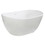 Kingston Brass VRTRS573224 Arcticstone 56-Inch Solid Surface White Stone Freestanding Tub with Drain, Matte White