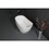 Aqua Eden VRTSS513026 Arcticstone 52" Slipper Solid Surface Freestanding Tub with Drain, Glossy White/Matte White