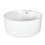 Kingston Brass VTRO535323 Aqua Eden 53-Inch Round Acrylic Freestanding Tub with Drain, Glossy White
