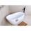 Kingston Brass VTRS592928 Aqua Eden 59-Inch Acrylic Single Slipper Freestanding Tub with Drain, White