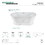 Kingston Brass VTSQ602824 Aqua Eden 60-Inch Acrylic Double Ended Pedestal Tub with Square Overflow and Pop-Up Drain, White