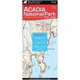 MAP ADVENTURES 9781890060169 Acadia National Park Hiking And Biking Trail Map